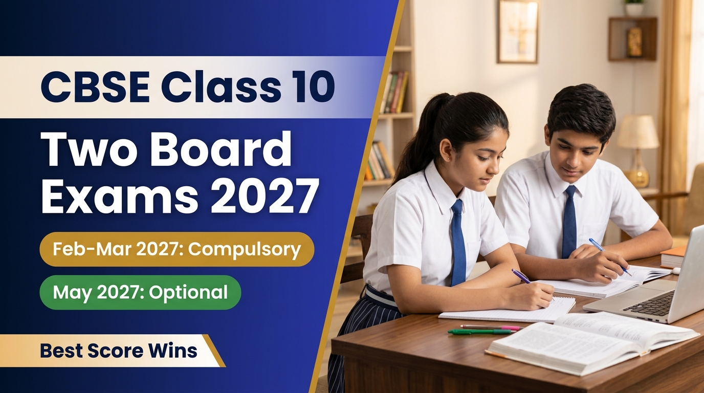 CBSE Class 10 Two Board Exams 2027: Should Your Child Give Both?