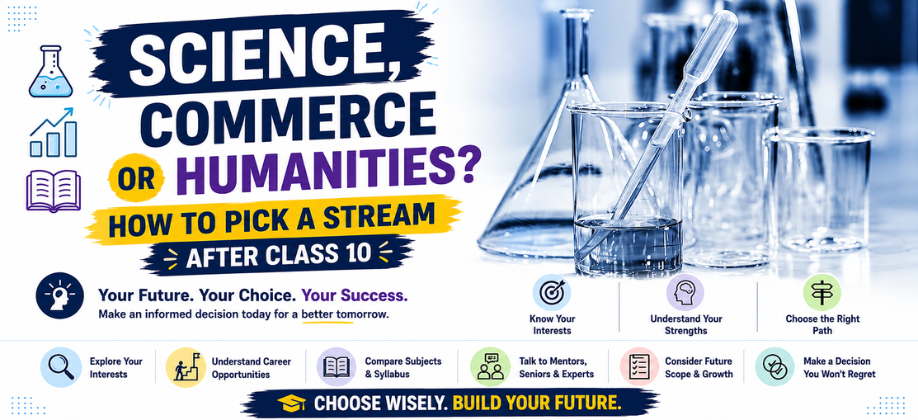 Science, Commerce or Humanities? How to Pick a Stream After Class 10
