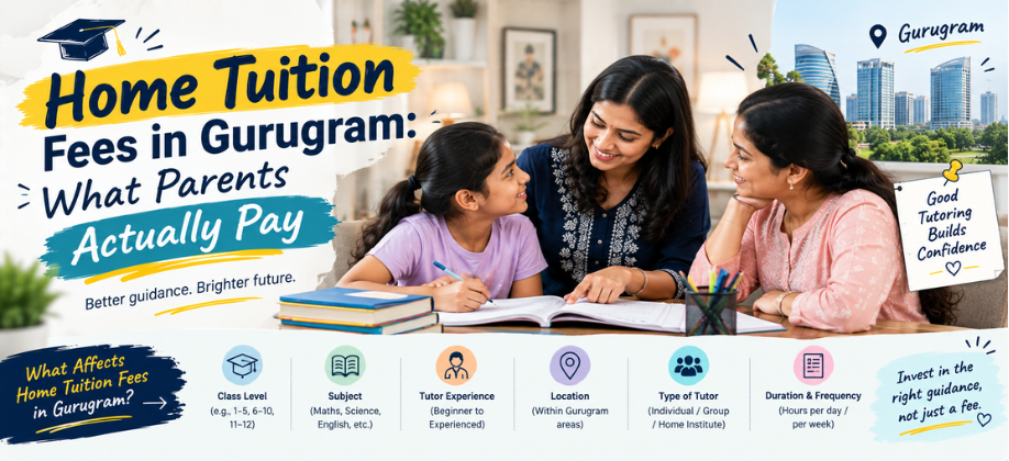 Home Tuition Fees in Gurugram: What Parents Actually Pay