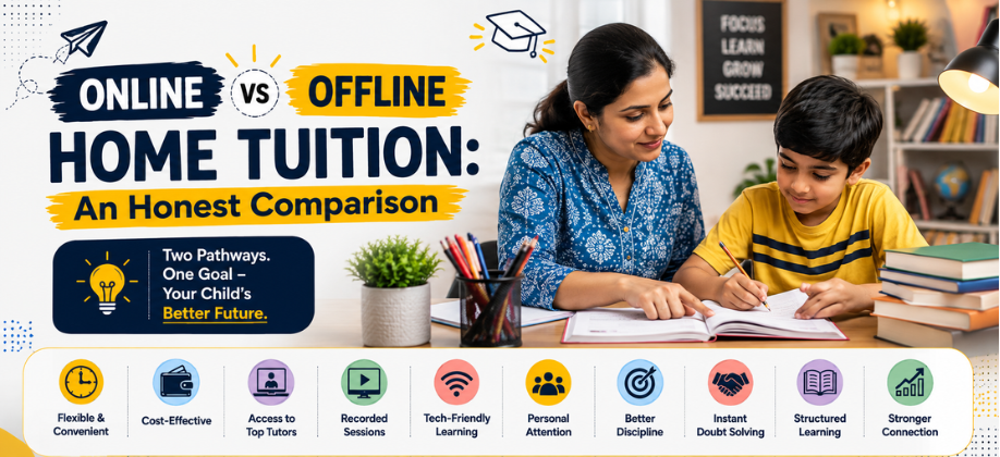Online vs Offline Home Tuition: An Honest Comparison
