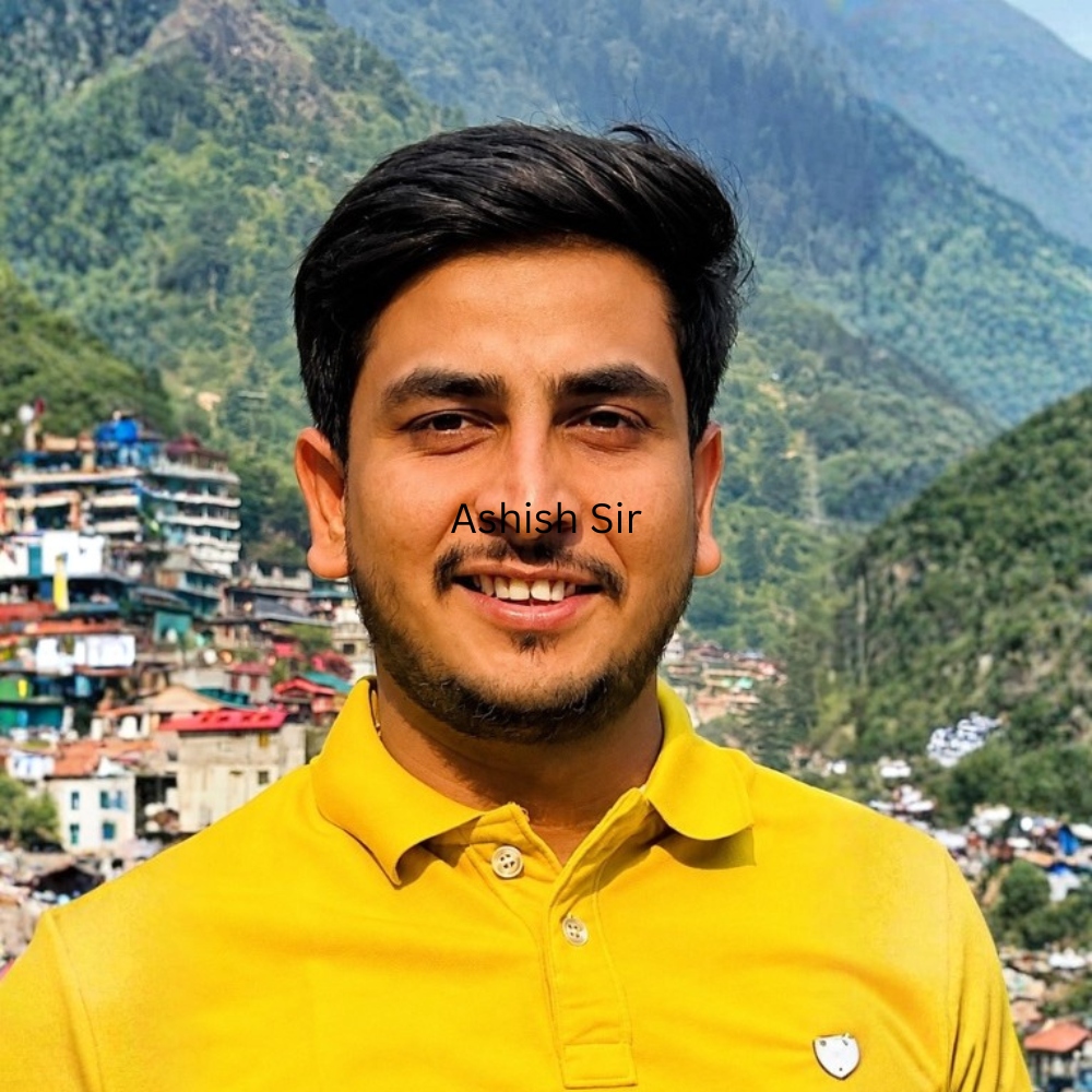 Ashish Sir - Ph.D. Scholar IIT-JEE Expert